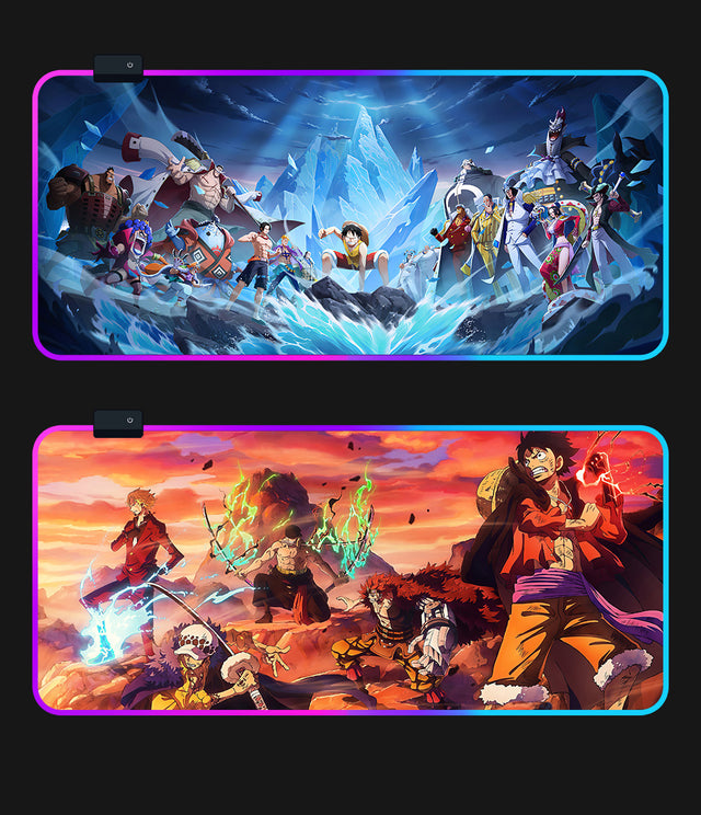 ワンピース RGB 発光マウスパッド