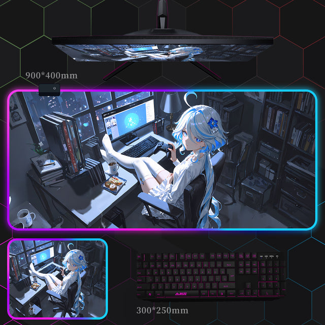 原神 RGB 発光マウスパッド_2