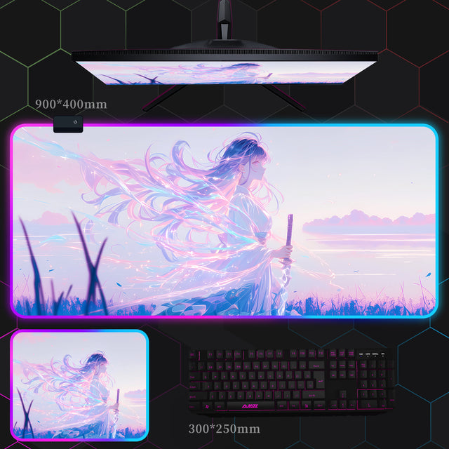 原神 RGB 発光マウスパッド_1