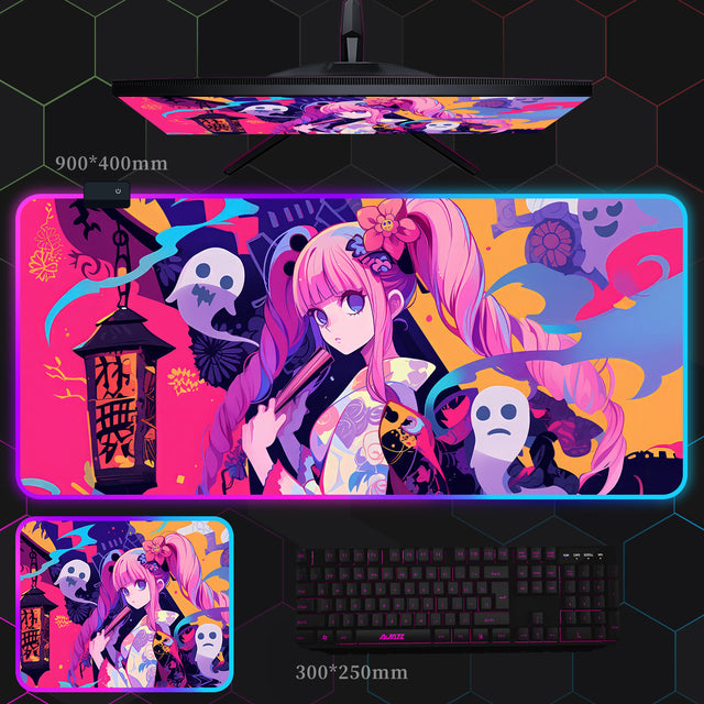 ワンピース RGB 発光マウスパッド