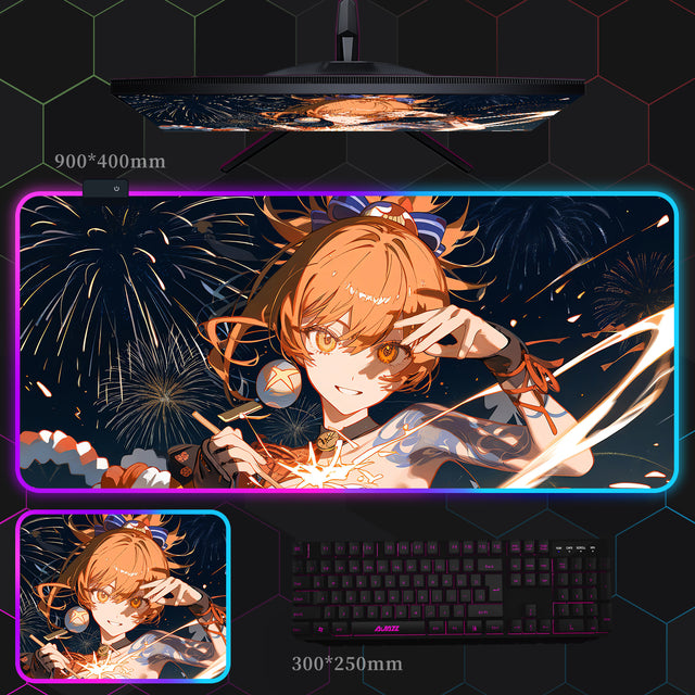 原神 RGB 発光マウスパッド_2