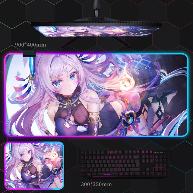 原神 RGB 発光マウスパッド_1