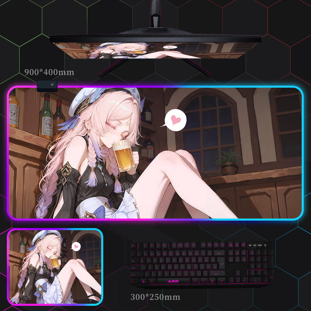 原神 RGB 発光マウスパッド_1