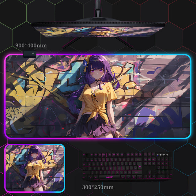 原神 RGB 発光マウスパッド_1