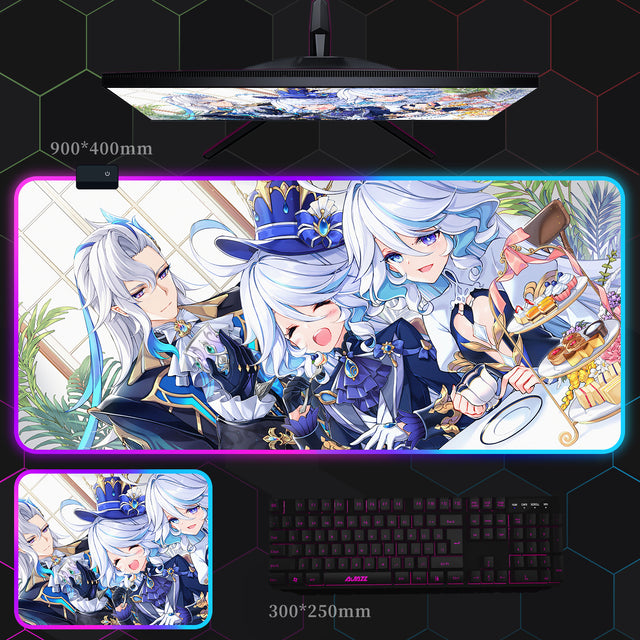 原神 RGB 発光マウスパッド_1