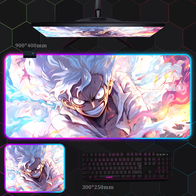 ワンピース RGB 発光マウスパッド