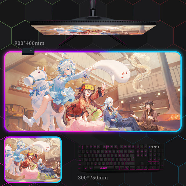 原神 RGB 発光マウスパッド_1