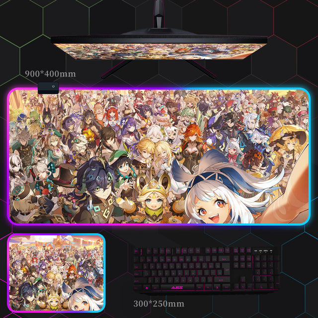 原神 RGB 発光マウスパッド_2