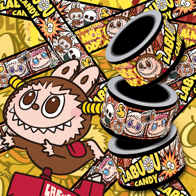ラブブ（Labubu）ホログラムステッカー