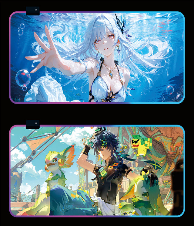 原神 RGB 発光マウスパッド_2