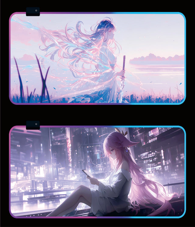 原神 RGB 発光マウスパッド_1