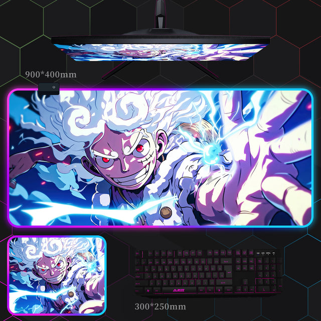 ワンピース RGB 発光マウスパッド