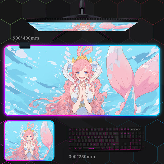 ワンピース RGB 発光マウスパッド
